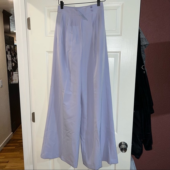 Express Pants - Lilac colored Express high waisted wide leg pant